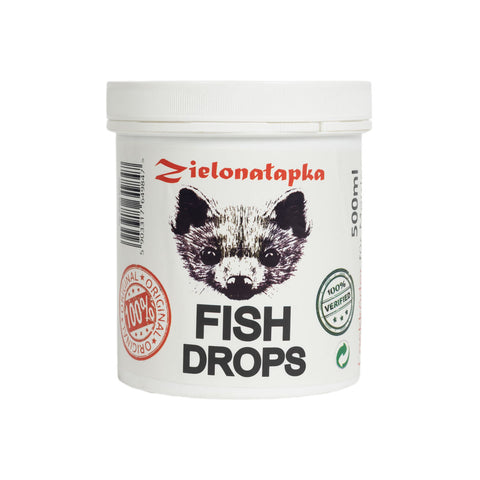 Fish Drops – przynęta na kuny, lisy, szczury