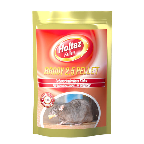 Brody 2.5 Pellet Köder gegen Mäuse und Ratten