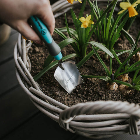 Gartengeräte 3er Set – Handschippe Gartenkralle Pflanzenschere