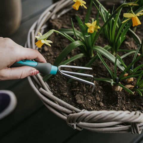 Gartengeräte 3er Set – Handschippe Gartenkralle Pflanzenschere