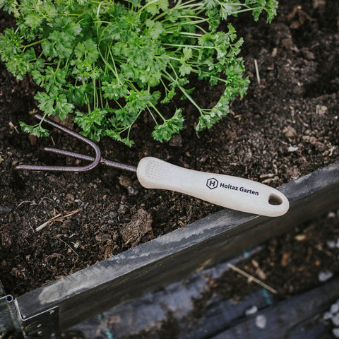 Gartenkralle mit Holzgriff