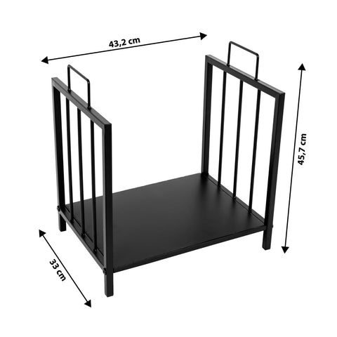 Kaminholzständer aus Stahl für Brennholz